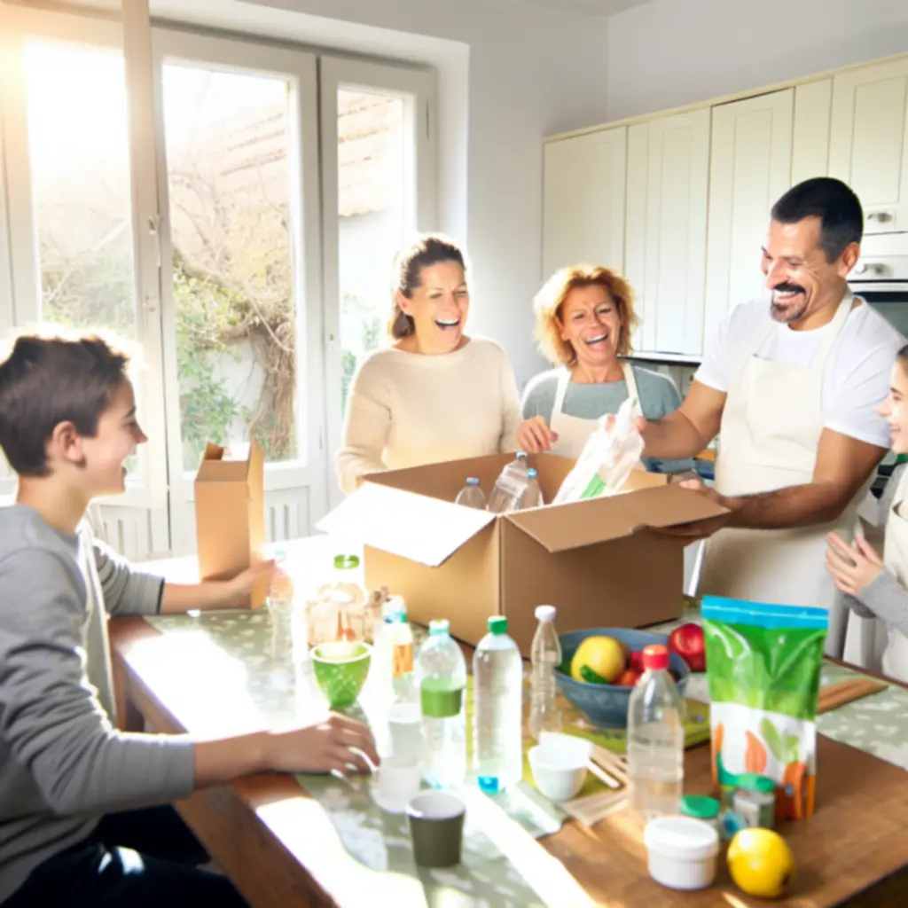 Péter családja az EcooAura termékekkel