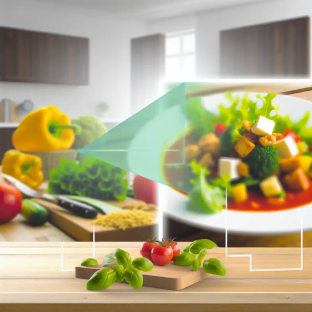 Organikus, magyar alapanyagokból készült étel tálalva